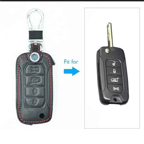 Etui clés télécommande Jeep Renegade 2016 finition premium durable - 2