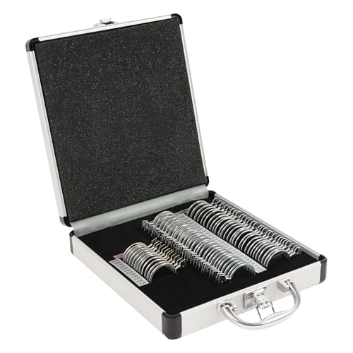 SHZICMY 68PCS Optical Trial Lens Set Optometry Kit, Professional Optometry Equipment with Metal Rim & Storage Case