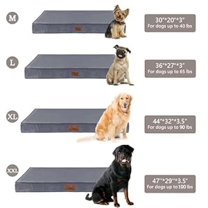   Outdoor-All-Weather-Dog-Bed-Waterproof-Dog-Bed-for-Medium-Dogs-Orthopedic-Egg-Foam-Pet-Bed-with-Washable-and-Removable-Oxford-Cooling-Cover-Grey