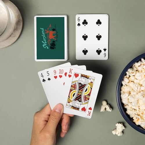 Lantern Press Maryland Baraja de Poker Vintage 52 cartas miniatura 2