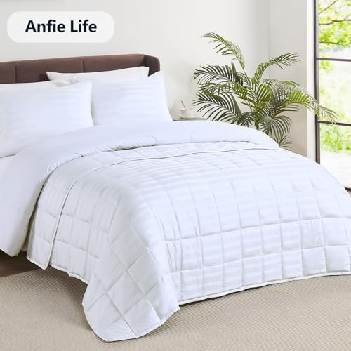 Image of Weighted Blanket Kids (36 inchx48 inch 5lbs),Ultra Soft and Cozy Cooling Weighted Blanket Kids,Heavy Blanket with Machine Washable Soft Blanket, Ivory