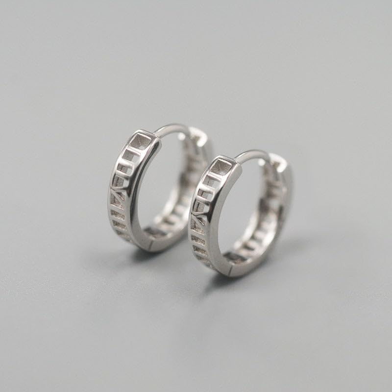 Image of SALTY ALPHA Anti Tarnish Drake Earrings for Men | Ear Hoop for Man | Stylish Fashion Jewellery Accessories for Boys | Minimal Jewelry | Ideal for Gifting | Marriage, Birthday | Gift for Valentine Day