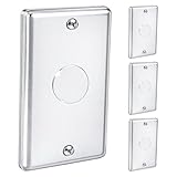 Large application : notre jonction en acier vierge de 10,2 cm et les couvercles de boîtier d'appareils sont certifiés CULus et RoHS pour la sécurité, et une option idéale pour la protection de connexion de câblage et les appareils de câblage.