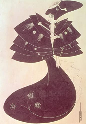 Affiche Toile Aubrey Beardsley la Cape Noire Oscar Wilde Salon 60x90cm