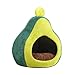 Baoblaze Cat Bed Gift No Slip Base Cute Warm Soft Tent Pet Bed for Indoor Cats All Seasons Small Pets Puppy, M