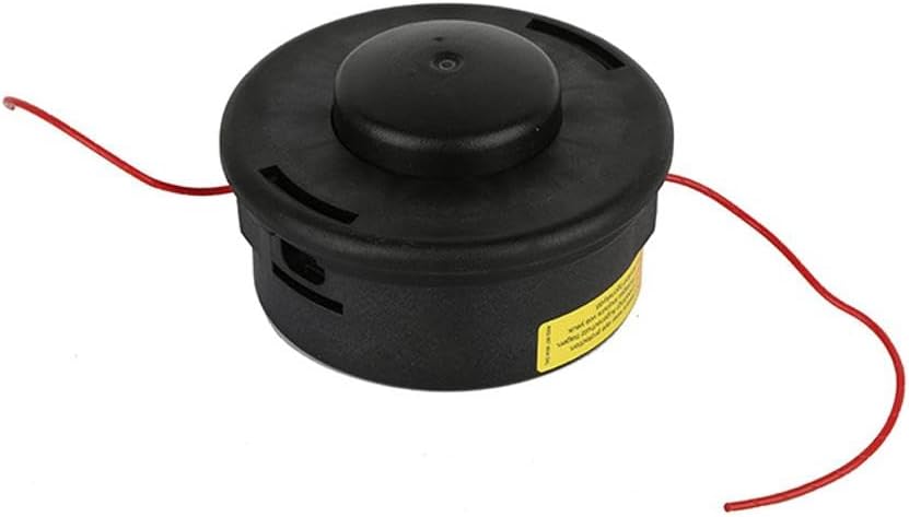 Universal Trimmer Head Black String Trimmer Replacement Head Easy to Use for Lawn Trimming, Around Trees, Between Shrubs, Along Edges, Walls and Fences