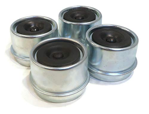 The ROP Shop | (Pack of 4) Grease Caps for Dexter 021-041-01 & Rubber Plugs for Dexter 85-001