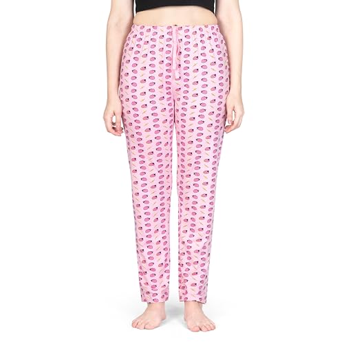Image of Real Basics Women's Cotton Printed Pyjama pack of 3