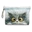 Grey Watercolor Fluffy Cat