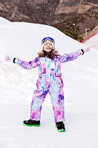 kids girls boys waterproof colorful one piece snowsuits coveralls ski suits jackets winter jumpsuits