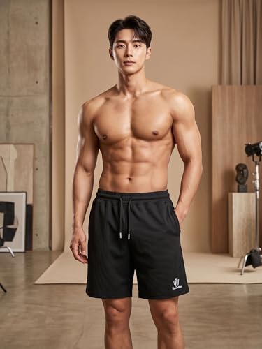 Image of Men's Solid Cotton Blend Half Pant Shorts Cotton Blend Material, Stylish Solid Pattern, Comfortable & Durable Fabric, Regular Fit