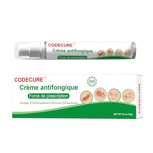 Crème antifongique pour la peau : Crème antifongique, pour le pied d'athlète, les démangeaisons et la teigne - Formule douce - Convient aux pieds et au corps (18G 1-Pack)