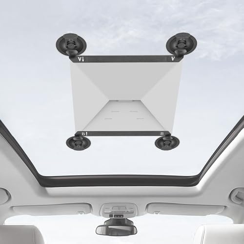 Starlink Mini Sunroof Suction Cup Mount Black Starlink Mini Car Mount Secure Suction Cup Mounting Kit for Car, Window, Sunroof, RVs, Boats-Strong Suction for Stable Satellite Signal During Driving