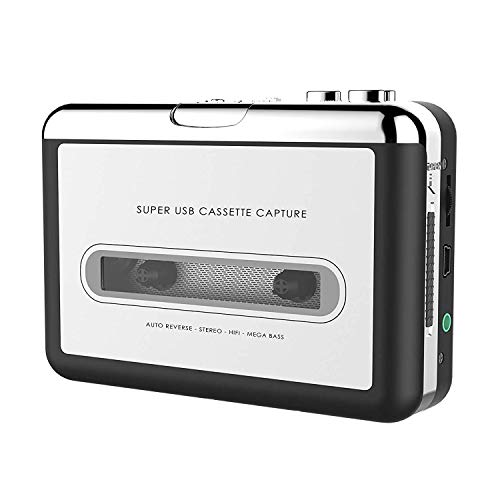 CFZC Handy Portable Bande pour PC Super USB Cassette-to-mp3 Converter avec câble USB, écouteurs pour Lecteur et de logiciels