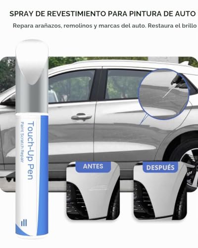 Miniatura 2 de Parts4ev Wa2 Lápiz De Retoque Para Coche Polar White Para Byd, Coincidencia Exacta De Chips Y Arañazos