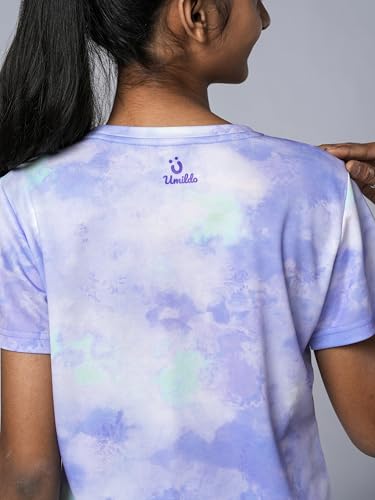 Image of Girl's Active Sports Wear Solid Short Sleeve Running Workout Tshirts Athletic Tops Lightweight Quick Dry Training Yoga Round Neck Tshirt (4 to 14 YRS)