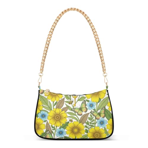 Sac à main en cuir floral pour femme active idéal pour le bureau et les sorties citadines