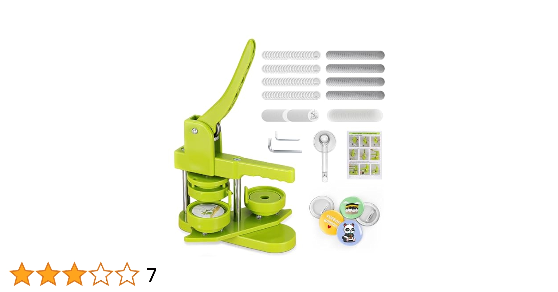 Amazon.co.jp: 缶バッジメーカー 58mm缶バッヂ製造機 缶バッチ