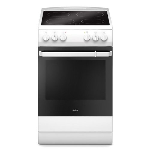 Amica 510CE1.30P - Cocina (Independiente, Color blanco, Giratorio, 69 L, 2200 W, Eléctrico)