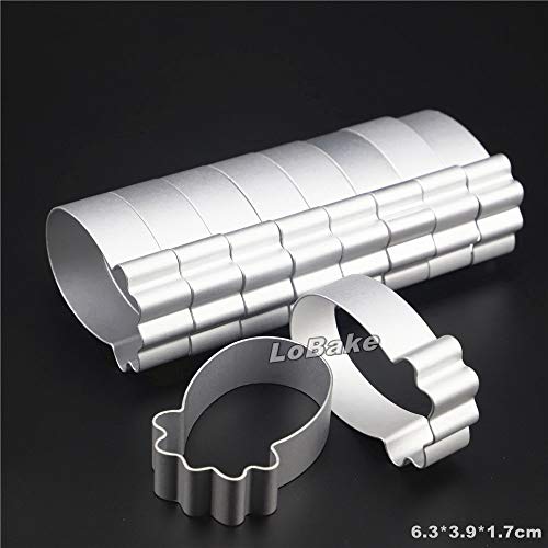 (10Pcs/Lot) Pineapple Shape Aluminium Alloy Cookie Dough Fruit Cutter Small Pineapple Cake Mold Fondant Tools For Diy Bakery #TOP1