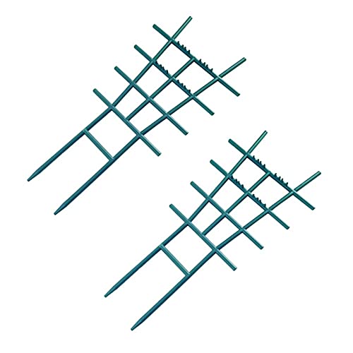 Pflanzenhalterung, 2 Stück, langlebig, Kletterregal, Kunststoff, Pflanzenstützrahmen, Garten, Balkon, Pflanze, Blumengitter, Pflanzzubehör, Pflanzenstütze (Farbe: S 2 Stück)