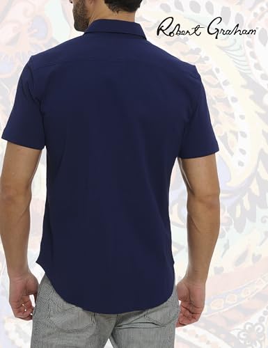 Robert Graham Men's Shark Bite 2 Short Sleeve Woven Shirt4