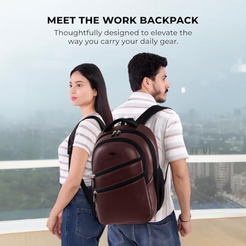 Image of airwin Waterproof 18-Inch School Backpack with 2 Compartments & Bottle Holders | Lightweight, Durable Bag for Boys, Girls & Students