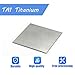 2 Pcs Titanium Plate Sheet, 3.94'' x 3.94'' x 0.04'' Titanium Sheets, Titanium Alloy Metal Sheet for Metalworking Aerospace Industrial Remote Control Car DIY Craft