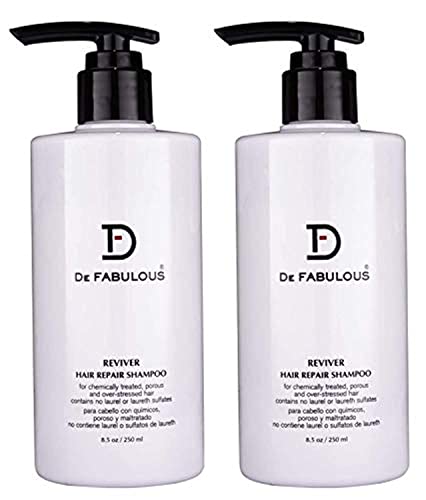 De Fabulous Reviver Hair Repair Shampoo, 8.5 Oz (2 Pack)