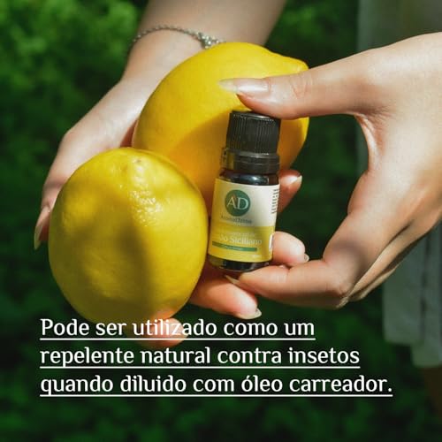 KIT BÁSICO DE AROMATERAPIA - 3 Óleos Essenciais 100% Puros. Lavanda, Limão e Eucalipto - Ideal Para