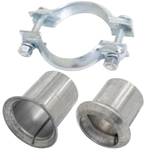 Kit de reparación para conducto de escape AERZETIX con abrazadera ajustable de Ø72 mm