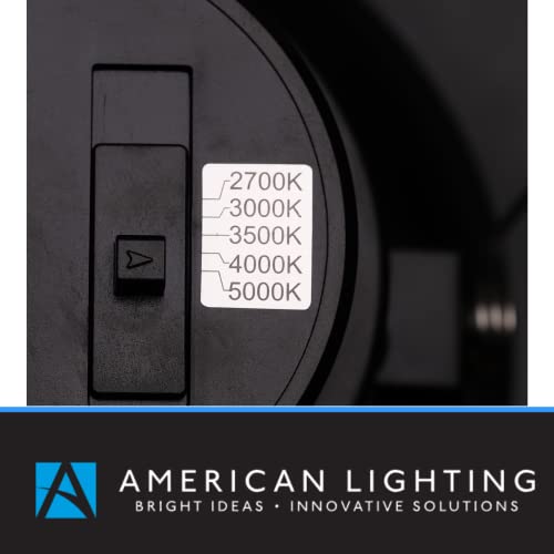 American Lighting ‎Ad56-5Cct-Db;120 Volts, Led, 15 Watts, Advantage Select Dimmable Lighting Recessed Downlights; 5-Cct 2700K-5000K, 900Lm, 5/6 In; 90Cri, Dark Bronze For Home, And Business (1 Pack) #TOP3