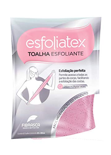 Toalha Esfoliante Esfoliatex - Fibrasca, Fibrasca, Rosa
