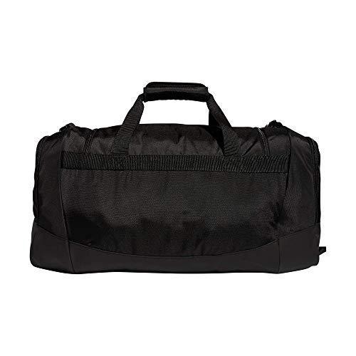 adidas Defender 4 Medium Duffel Bag, Black/White, One Size