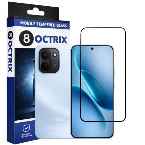 Image of Premium Tempered Glass Screen Protector Compatible for IQOO Z11 with Edge to Edge Coverage - Case Friendly, Anti-Scratch & Bubble-Free Installation Kit (Pack Of 1)