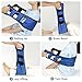 Elfzone Transfer Sling for Elderly and Disabled - Gait Belt，Transfer Belt for Elderly and Disabled,Gait Belts for Seniors, Body Wheelchair Lift Mobility Standing Aid for Patients (Blue)