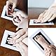 6 pcs Baby Abdruck set,Guador handabdruck fußabdruck baby abdruckset fussabdruck baby handabdruck Fussabdruck Set,für Baby Shower Familie Geschenk,Hund Pfotenabdruck-Set,Kommt mit 24 Kartenpapier