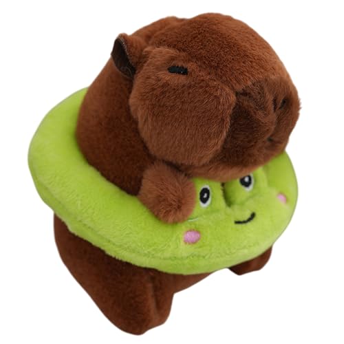 Capybara Keychain - Plush Soft Swimming Capybara Bag Pendant, Capybaras Keyring | Toy Pendants, Portable Realistic Stuffed Anima