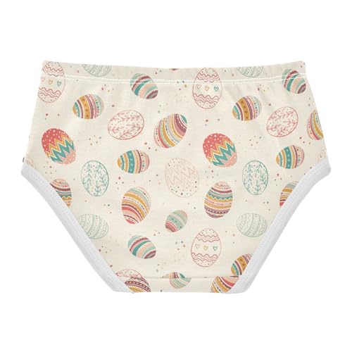 Little Girls' Soft Cotton Underwear Kids Breathable Comfort Easter Eggs Panties Briefs Toddler2