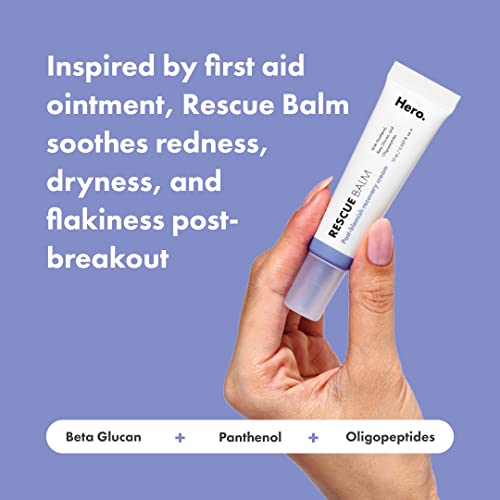 Hero Cosmetics Rescue Balm Bundle - Post-Blemish Recovery Cream For Dry, Red Skin - Vegan-Friendly (2 Pack) #TOP3