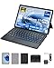 BNCF 11 Zoll 2-in-1 Laptops, Win 11 Touchscreen PC kompatibel mit Alder Lake N150, 12GB RAM 512GB SSD, 1920x1200 IPS FHD Tablet USB-C/HDMI WiFi 6 mit magnetischer Tastatur und Kickstand