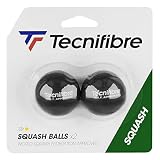 Tecnifibre Balles de Squash Point Adulte Unisexe, Noir et Jaune, No Size
