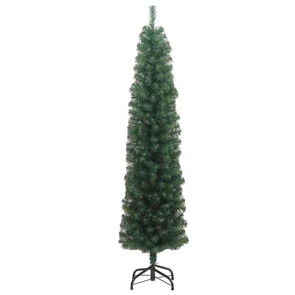 Generisch Sztuczna choinka z oświetleniem, energooszczędna i odporna na warunki atmosferyczne, idealna do salonu, biura i ogrodu (zielona, 180 cm, z 300 diodami LED)