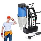 Magnetbohrmaschine fest, um Bewegungen während des Bohrvorgangs zu vermeiden. Einstellbare 10-Gang-Getriebe sorgen für einen präzisen und effizienten Betrieb bei unterschiedlichen Bohrdurchmessern.