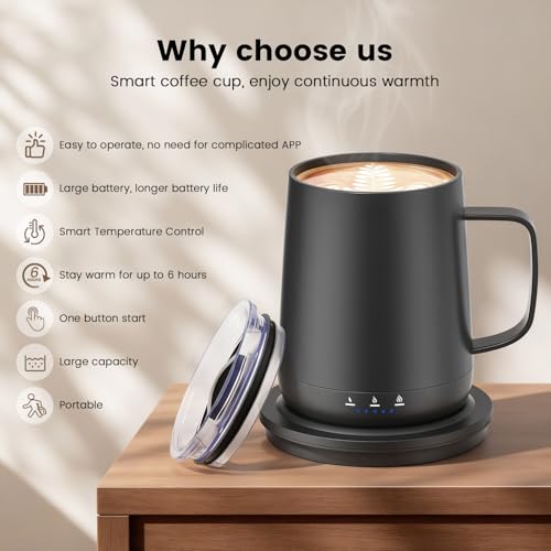 Fexqic Smart Self Heating Coffee Mug Review
