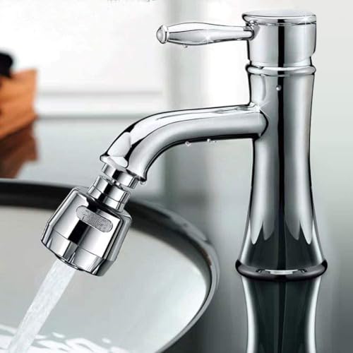 Image of 360 Degree Swivel Faucet Aerator Deluxe Water Saving Faucet Sprayer Water Saving Bubbler Pressurized Faucet Filter Kitchen Accessories 2 Modes (Faucet Head - A - 1)