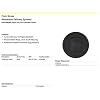 Bryant Electric RF406BK Pre-assembled Flange, Cover, and Leveling Ring for Floor Boxes Poured in Concrete with 15A 125V Outlet Included, Black