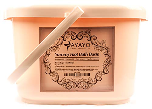 Yummy Foot Bath Basin (Beige) | Pedicure Spa | Foot Bath | Foot Massager | Muti-Color Options