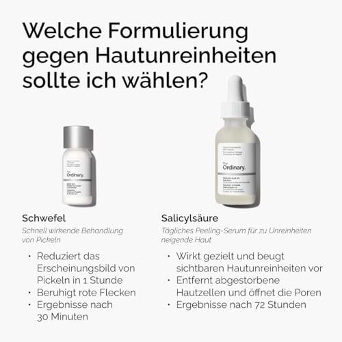 The Ordinary Sulfur 10% Powder-to-Cream Concentrate, Gezielte Behandlung von Hautunreinheiten mit Schwefel… – Ansicht 7