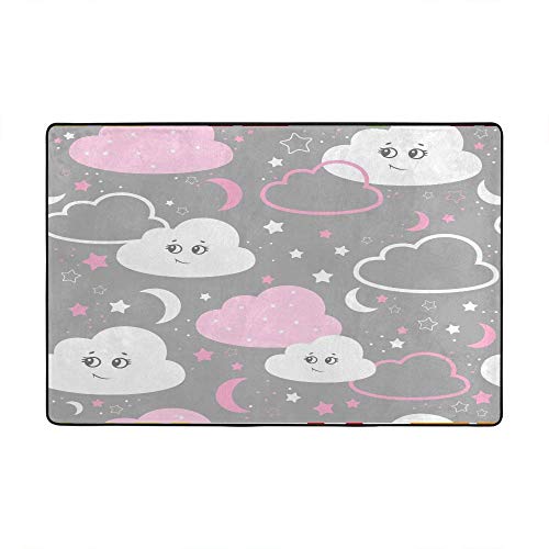 Tapis antidérapant lavable et facile à nettoyer pour salon - 2